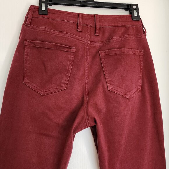 Tommy Bahama Women's Boracay Denim Pants Size 4 Color Wine Good Condition - Picture 3 of 4